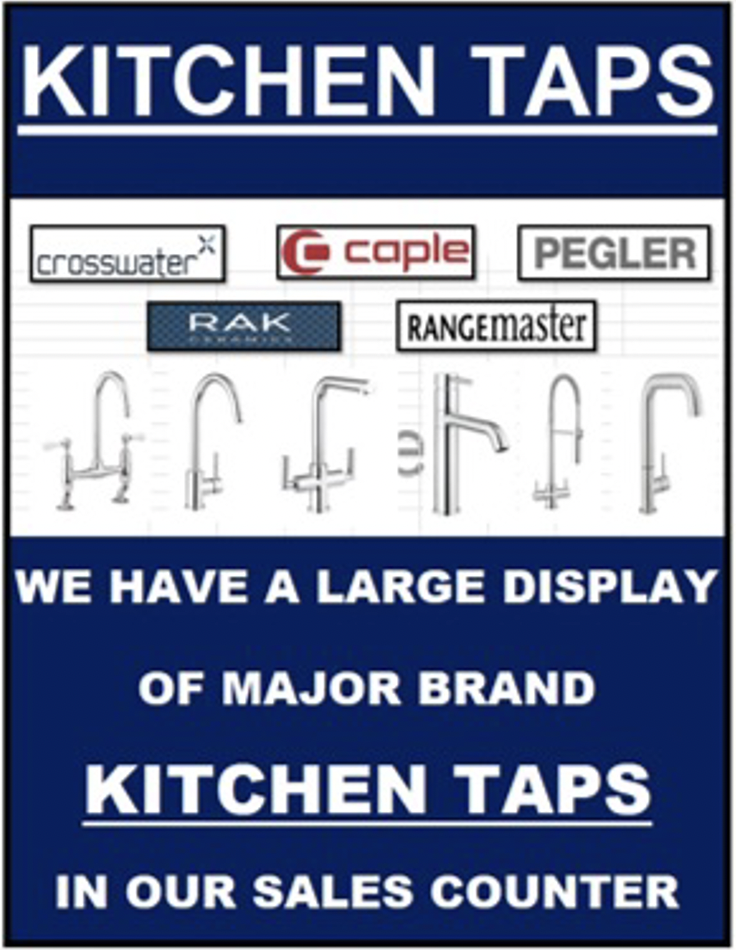 Stock of kitchen taps